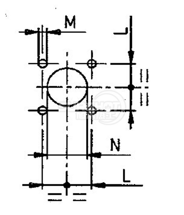 百得SPARK GAS35 P燃燒器法蘭圖